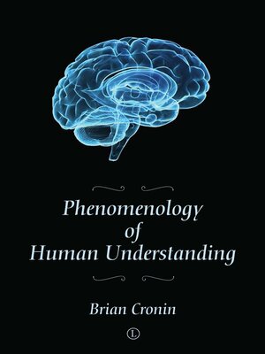 cover image of Phenomenology of Human Understanding